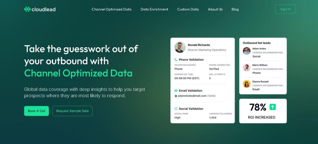 cloudlead screenshot