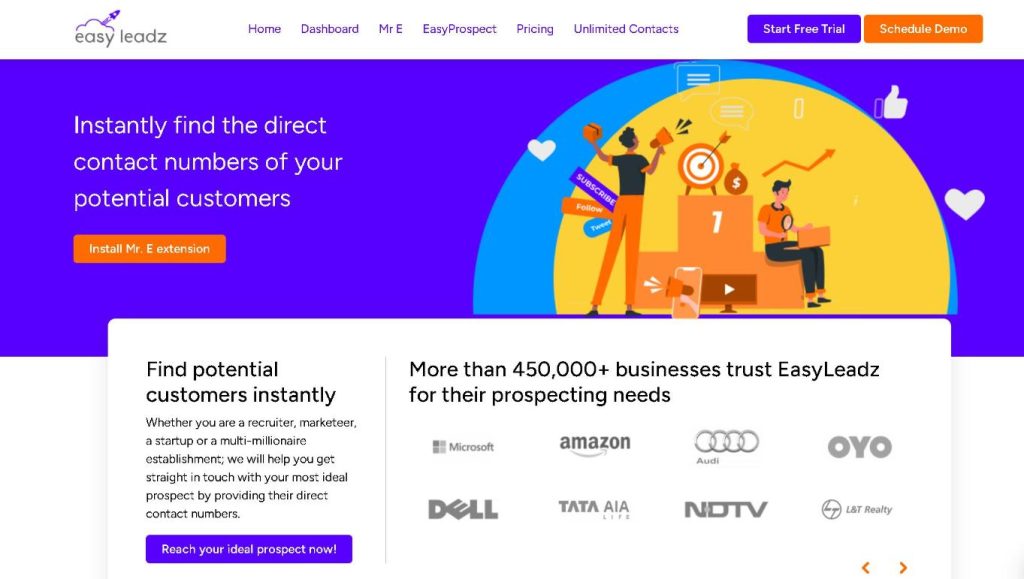 easyleadz screenshot