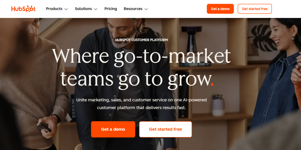 HubSpot screenshot