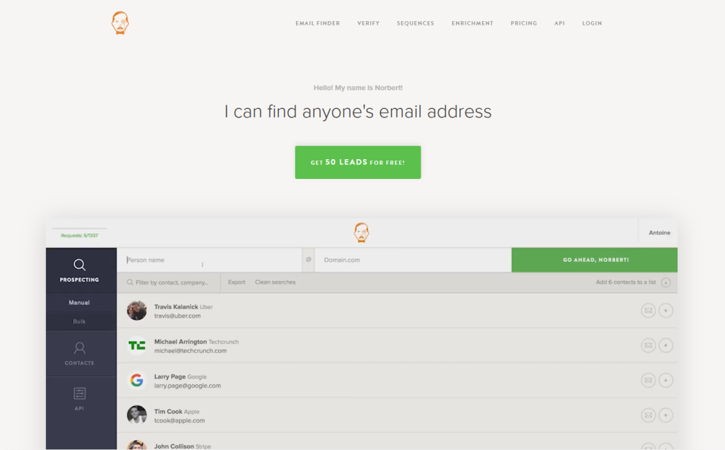 Voila Norbert screenshot