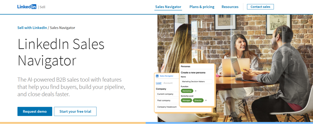 LinkedIn Sales Navigator screenshot